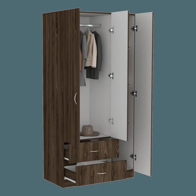 Closet Austral 3P 180 X 90 X 47 RTA Milan + Blanco