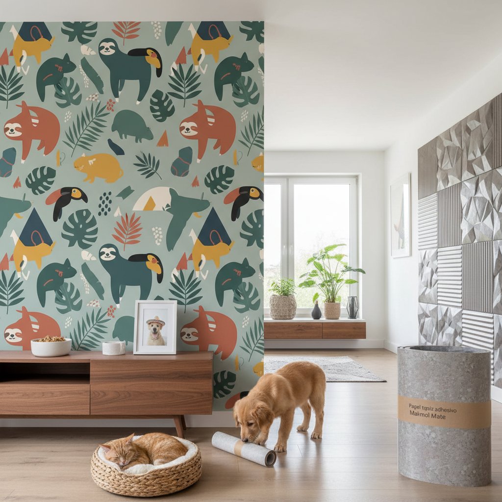 mural vinilo pared n/d — alimento natural para mascotas en Colombia