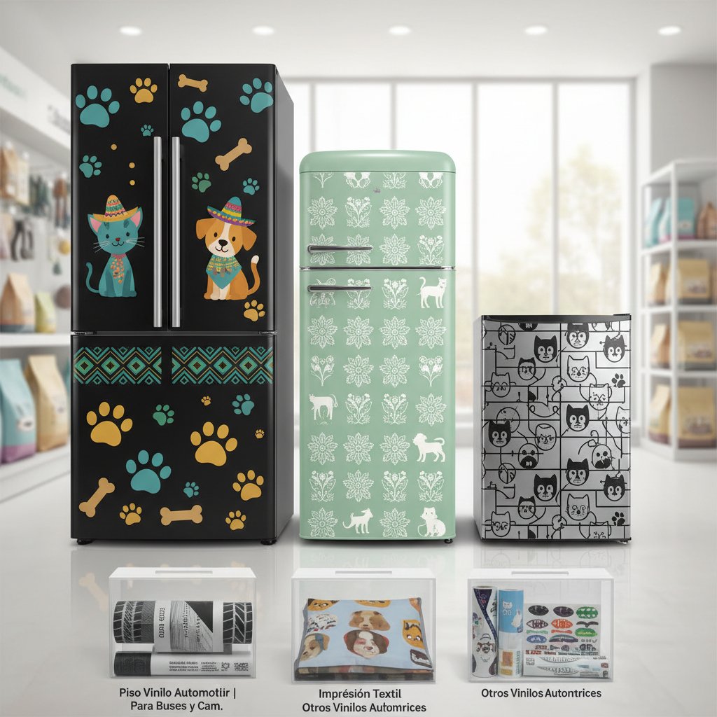 neveras decoradas con vinilo n/d beneficios