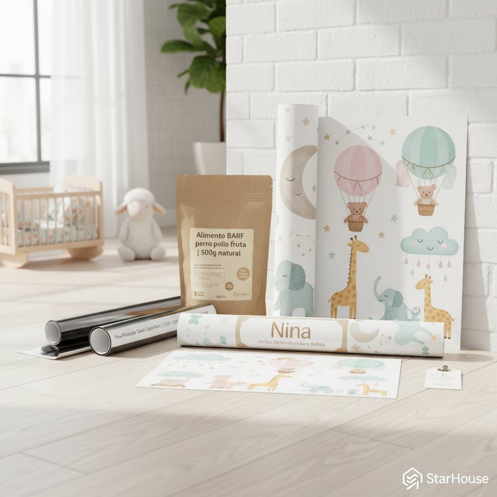 nina vinilos decorativos para bebés — alimento natural para mascotas en Colombia