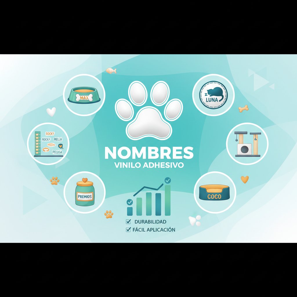 nombres en vinilo adhesivo beneficios