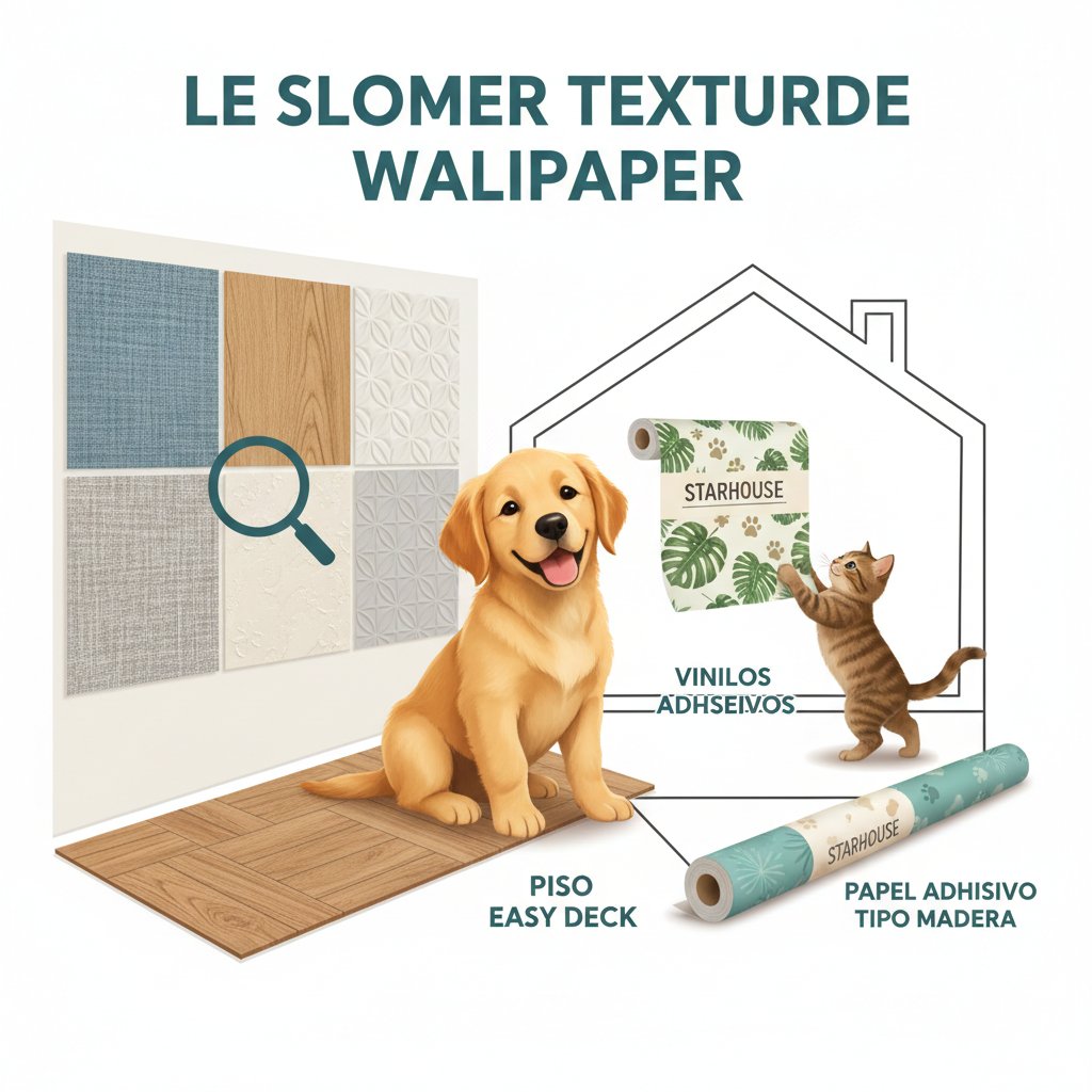 papel de colgadura textura cómo elegir