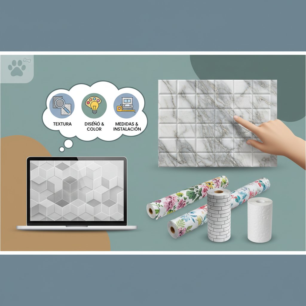 papel tapiz 3d cómo elegir