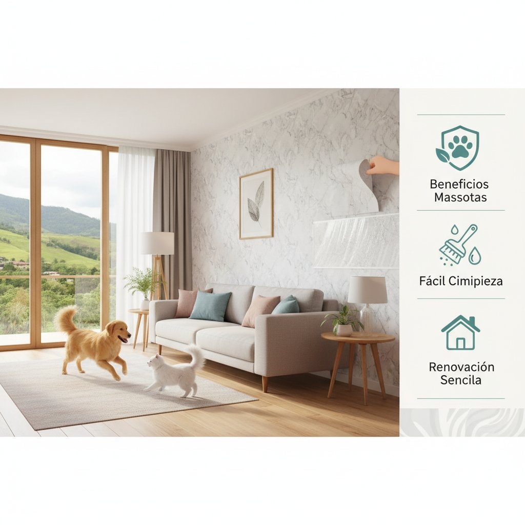 papel tapiz beneficios