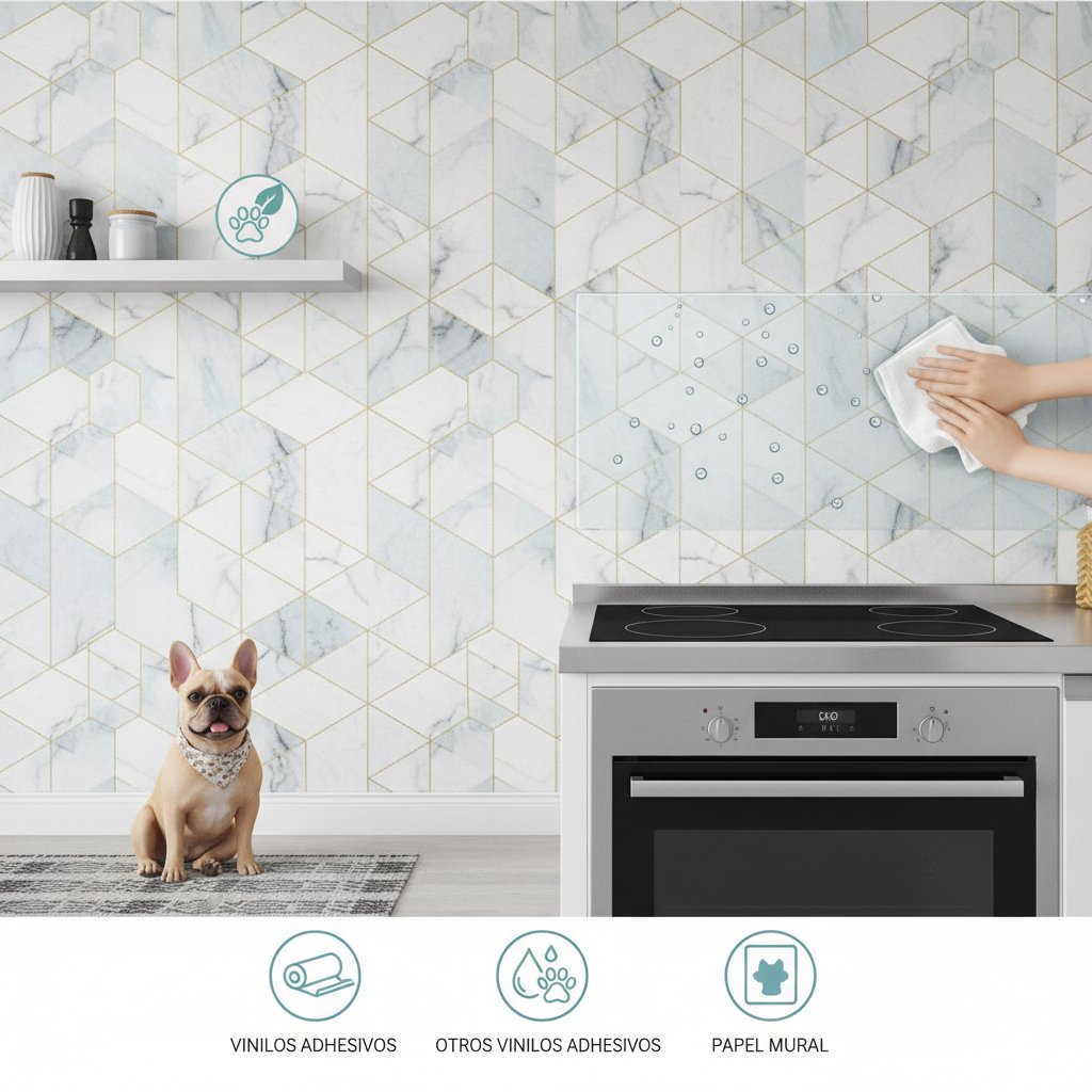 papel tapiz para cocinas beneficios