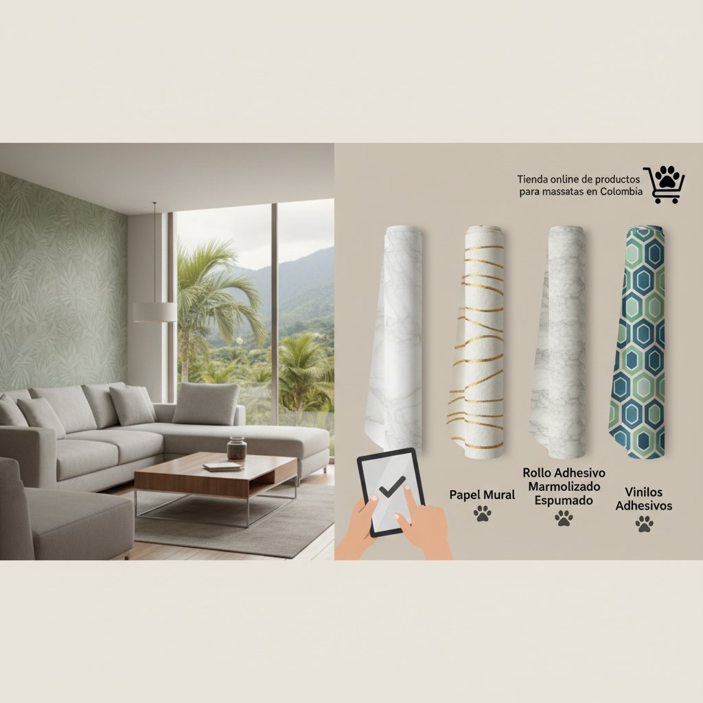 papel tapiz para sala cómo elegir