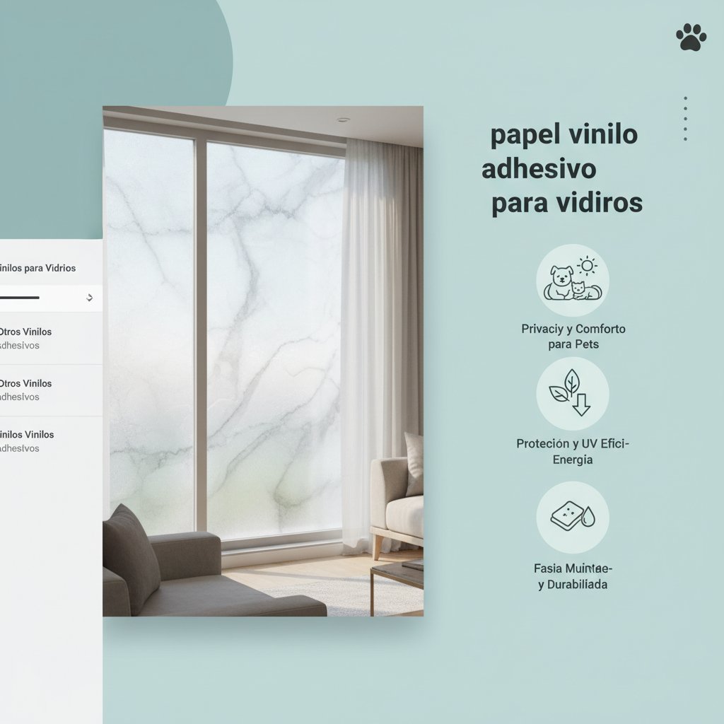 papel vinilo adhesivo para vidrios beneficios