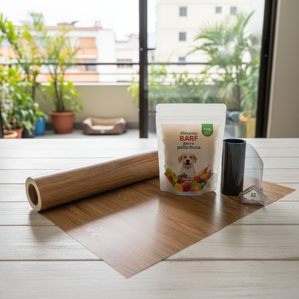 papel vinilo decorativo — alimento natural para mascotas en Colombia