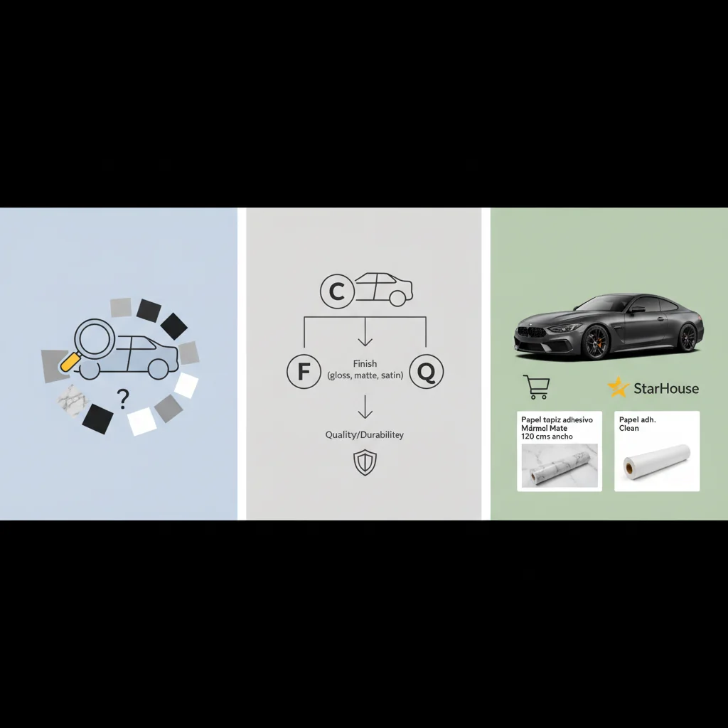 papel vinilo para forrar carros n/d cómo elegir