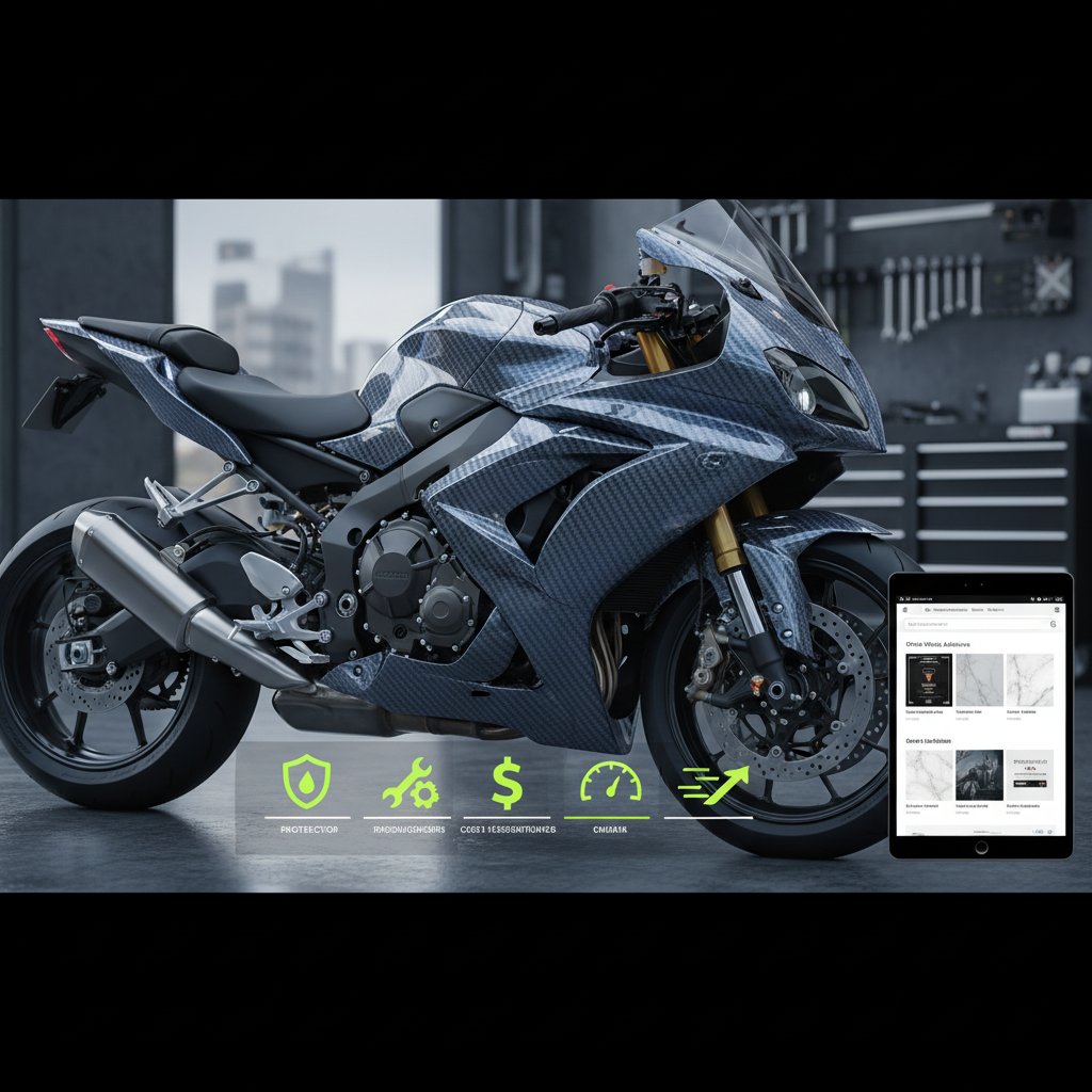 papel vinilo para motos beneficios