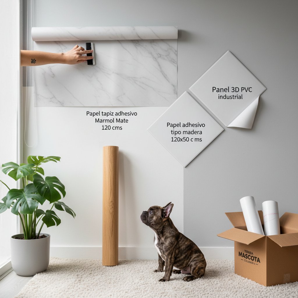 pared como pegar papel vinilo en la n/d — alimento natural para mascotas en Colombia