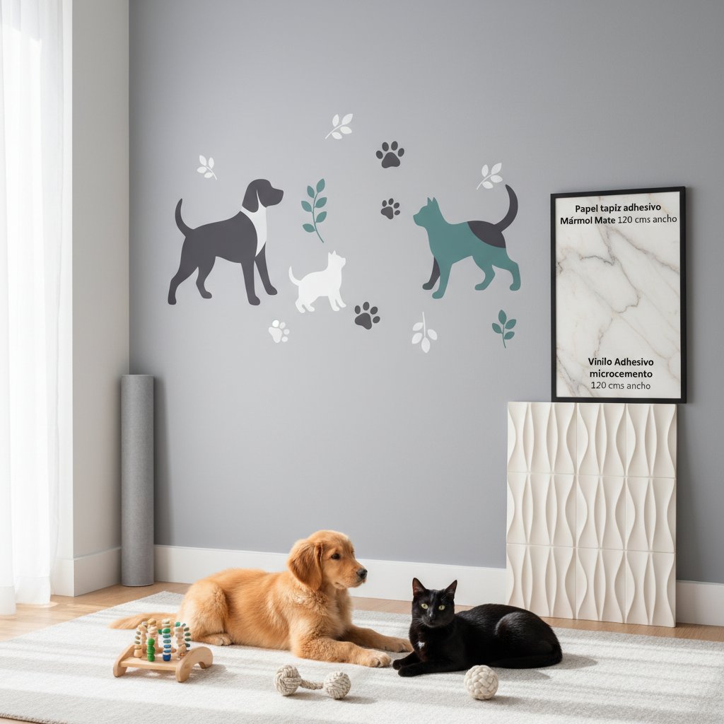 paredes decoradas con vinilos n/d — alimento natural para mascotas en Colombia