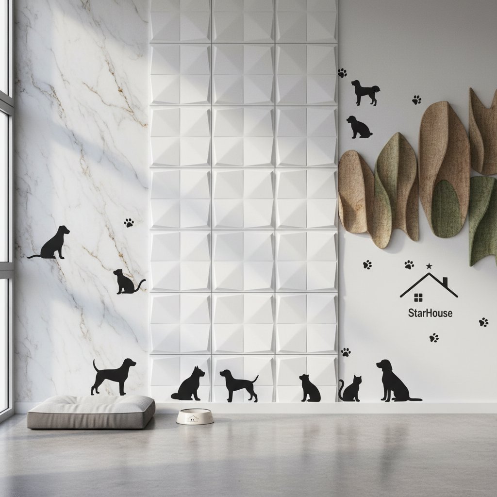 paredes decoradas en vinilo n/d — alimento natural para mascotas en Colombia