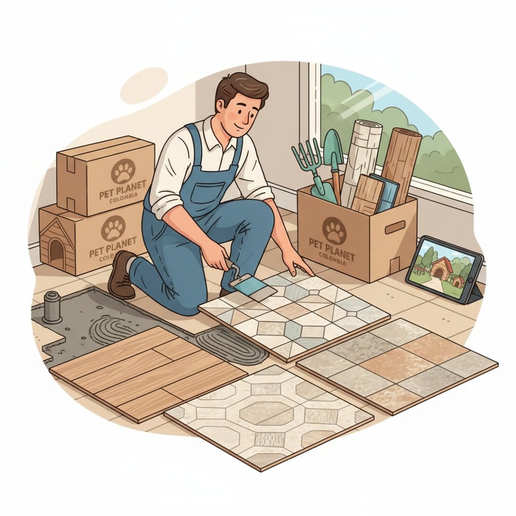 pegar piso de ceramica cómo elegir