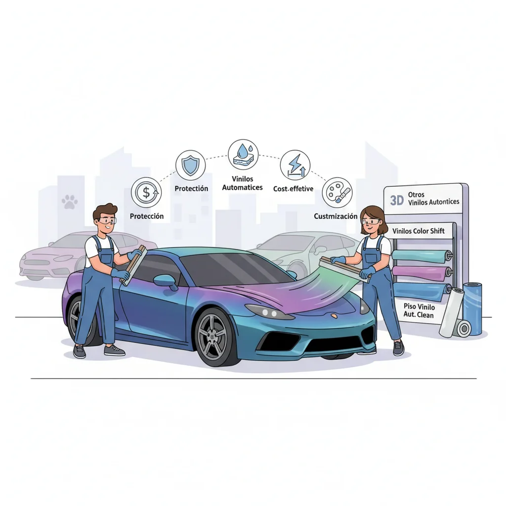 pintura vinilo para autos n/d beneficios