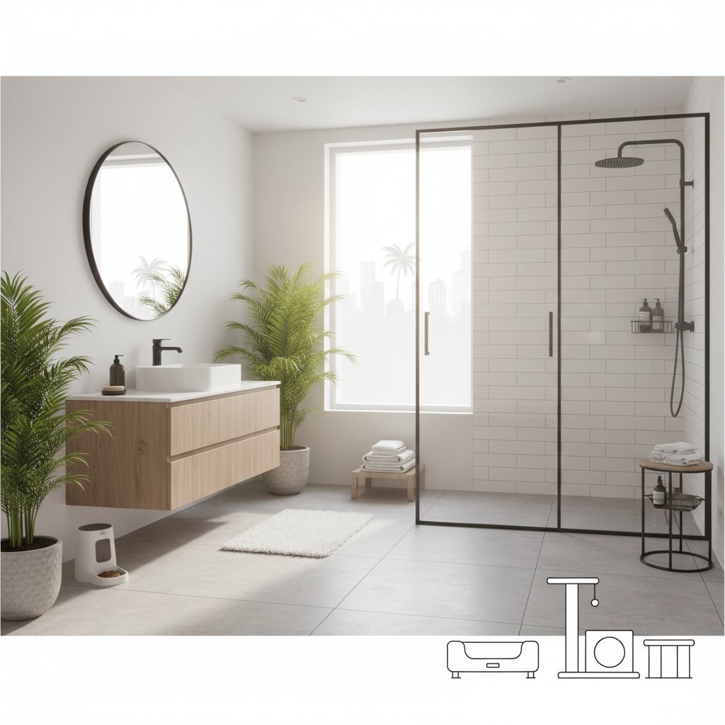 piso baño moderno beneficios