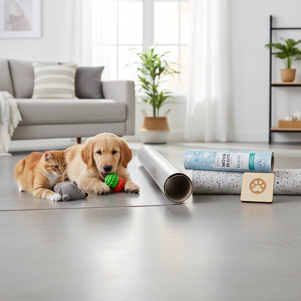 piso concreto pulido — alimento natural para mascotas en Colombia