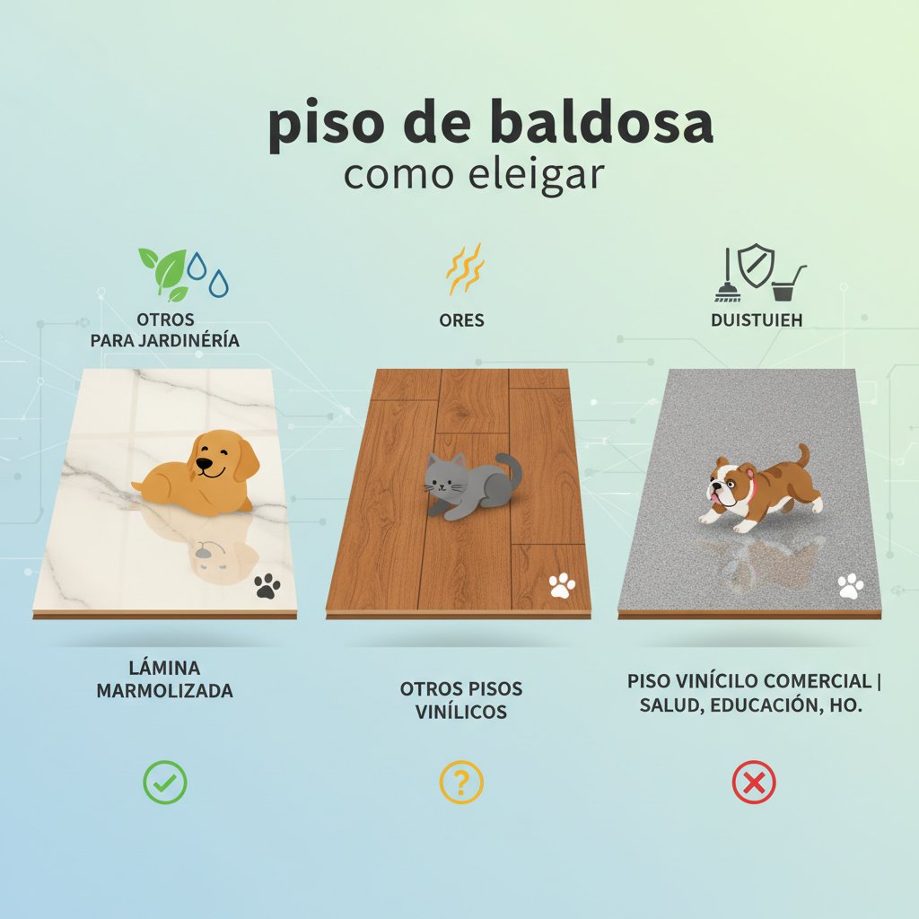 piso de baldosa cómo elegir