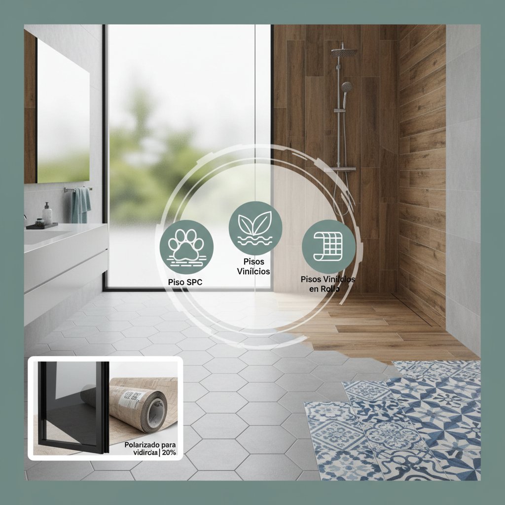 piso de ceramica para baño cómo elegir