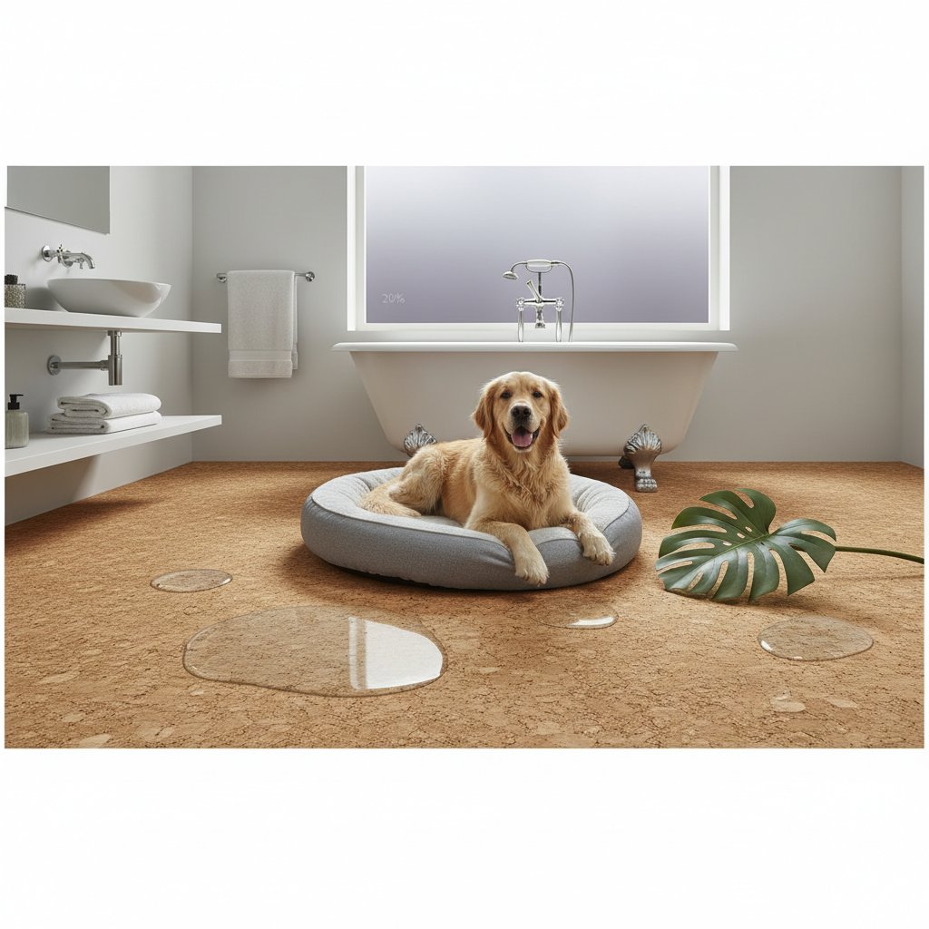 piso de corcho para baño beneficios