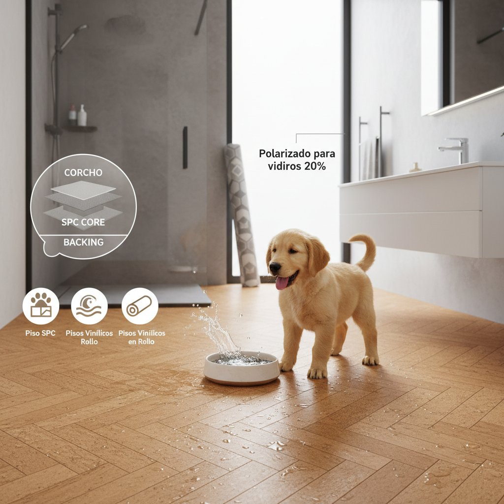 piso de corcho para baño cómo elegir