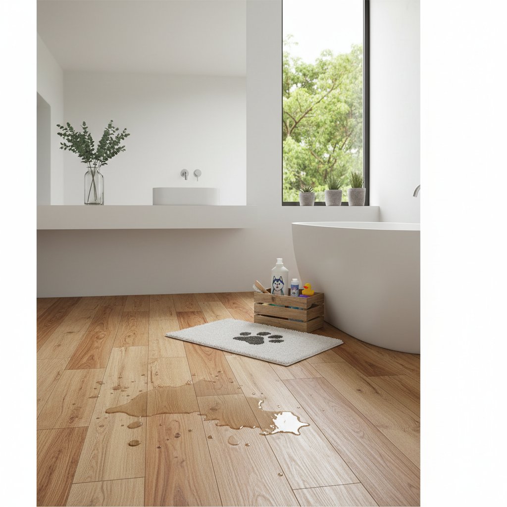 piso de madera baño beneficios