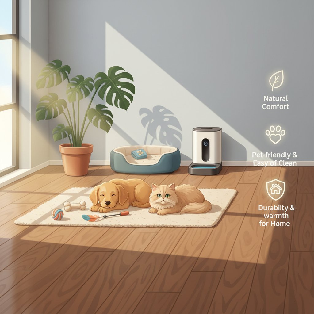 piso de madera color cafe beneficios