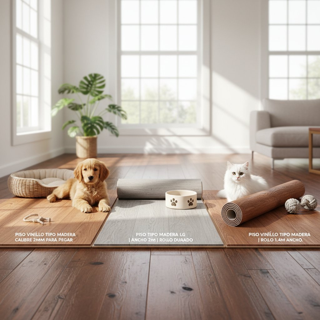 piso de madera maciza — alimento natural para mascotas en Colombia