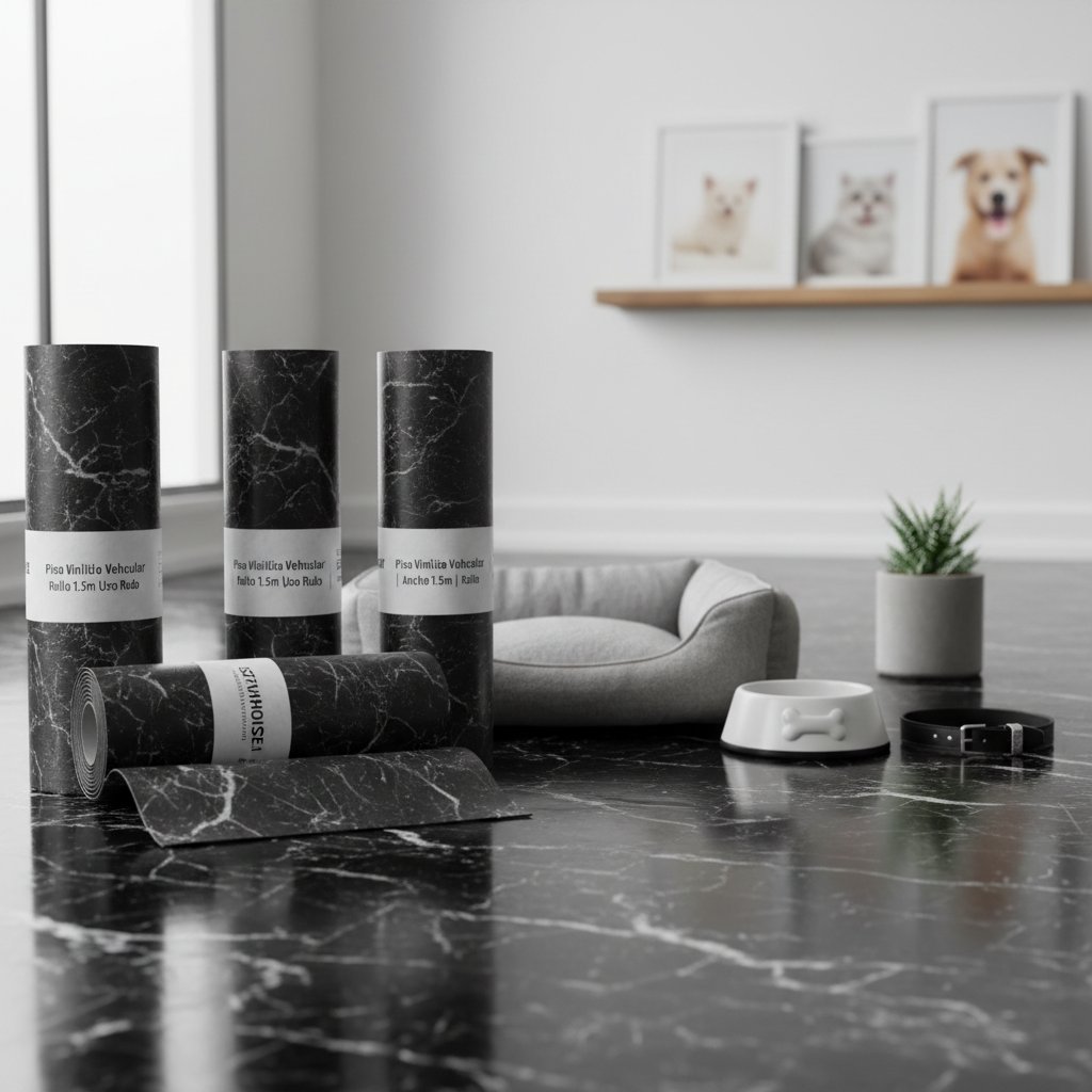 piso de marmol negro — alimento natural para mascotas en Colombia