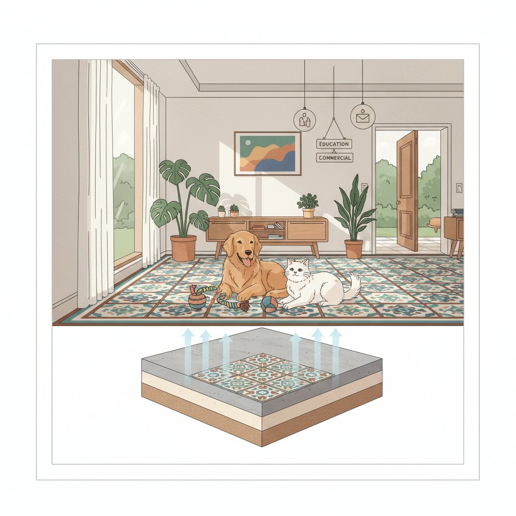 piso de mosaico hidráulico beneficios