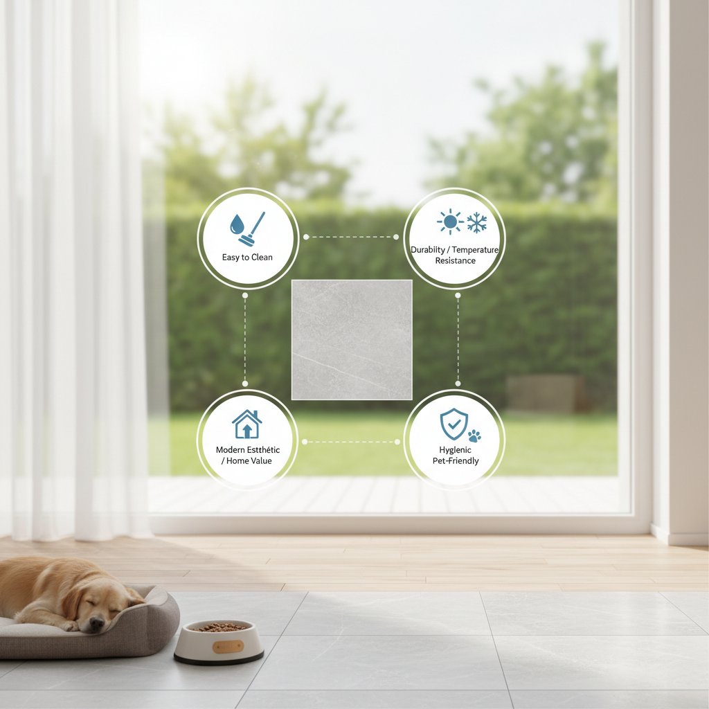 piso de porcelana 60x60 beneficios