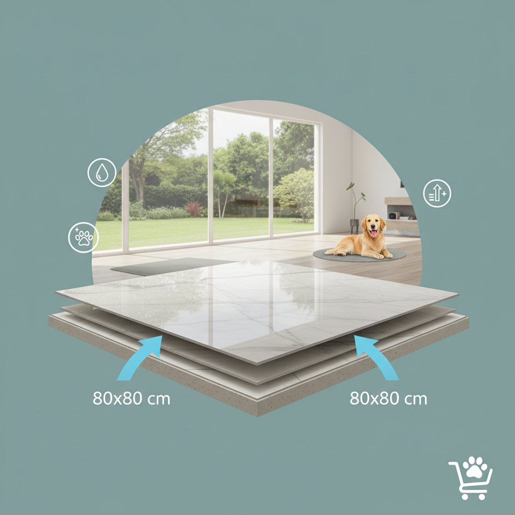 piso de porcelanato 80x80 beneficios