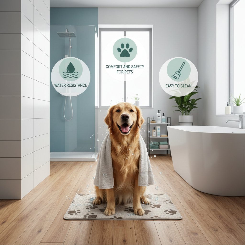 piso de vinilo para baño beneficios
