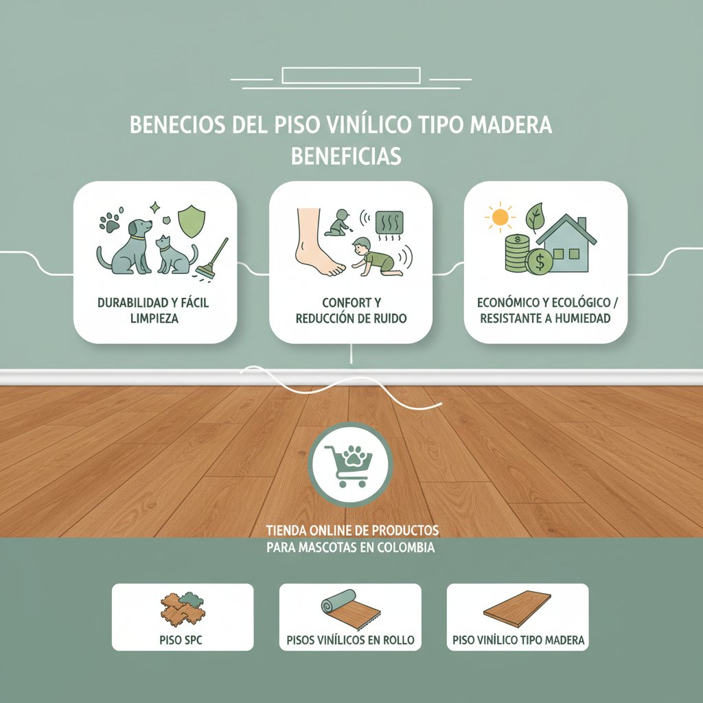 piso de vinilo tipo madera beneficios