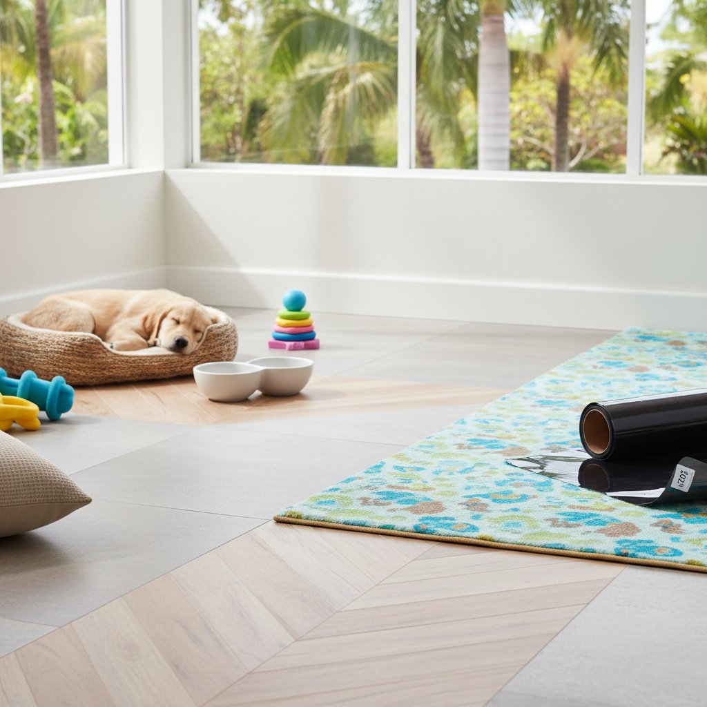 piso decorativo — alimento natural para mascotas en Colombia