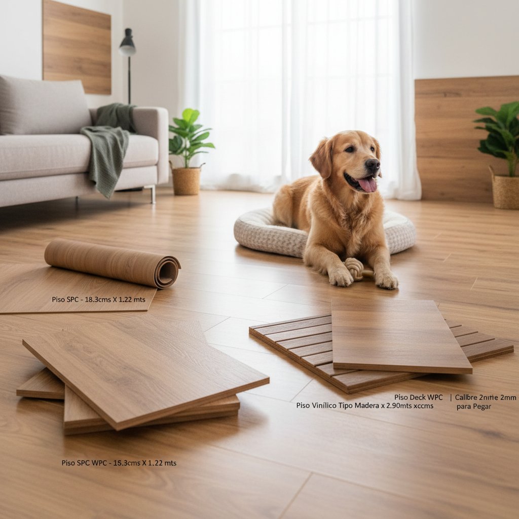 piso en madera para interiores — alimento natural para mascotas en Colombia
