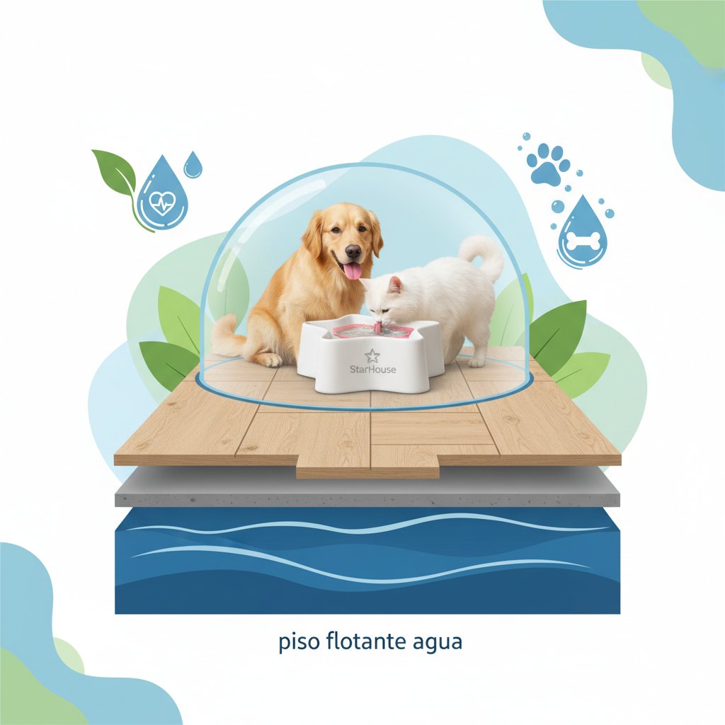 piso flotante agua beneficios