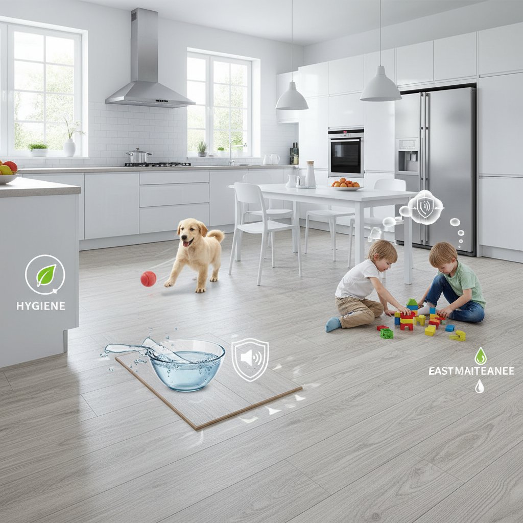 piso flotante cocina beneficios