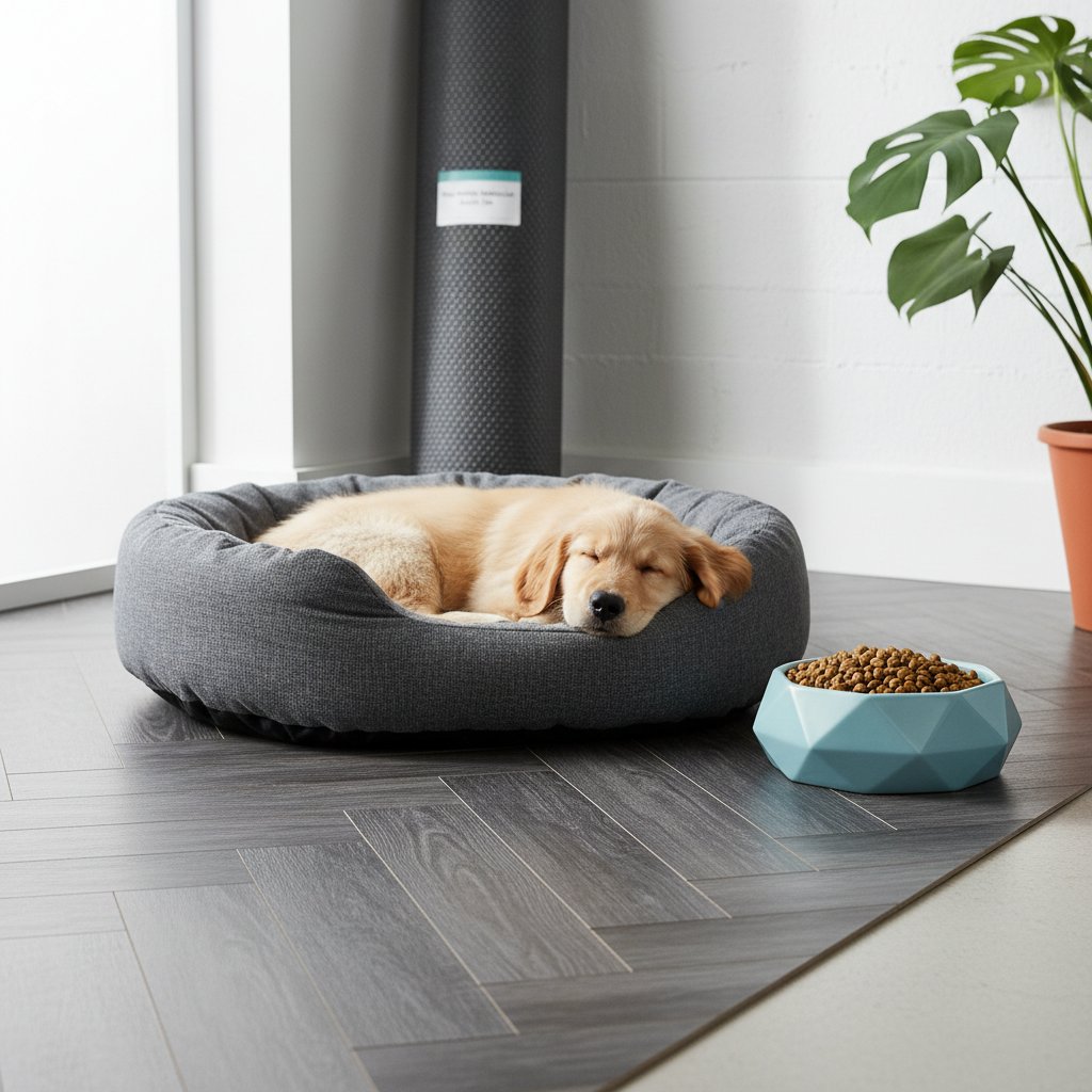 piso flotante gris oscuro — alimento natural para mascotas en Colombia