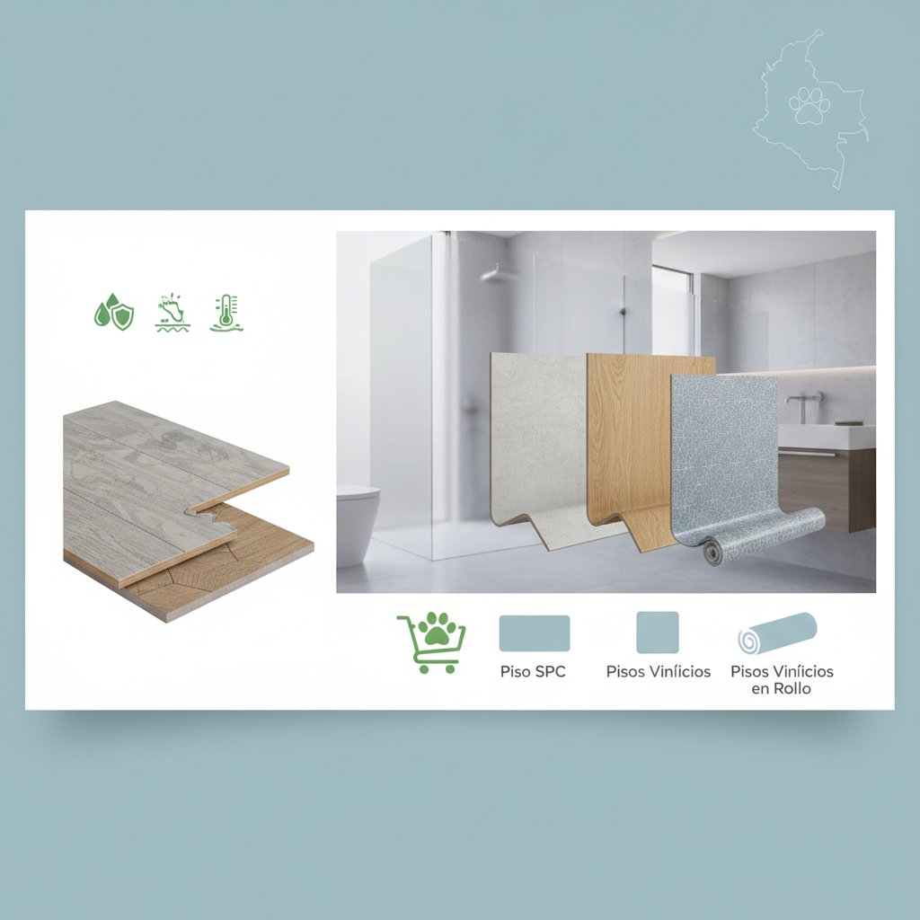 piso flotante para baño cómo elegir