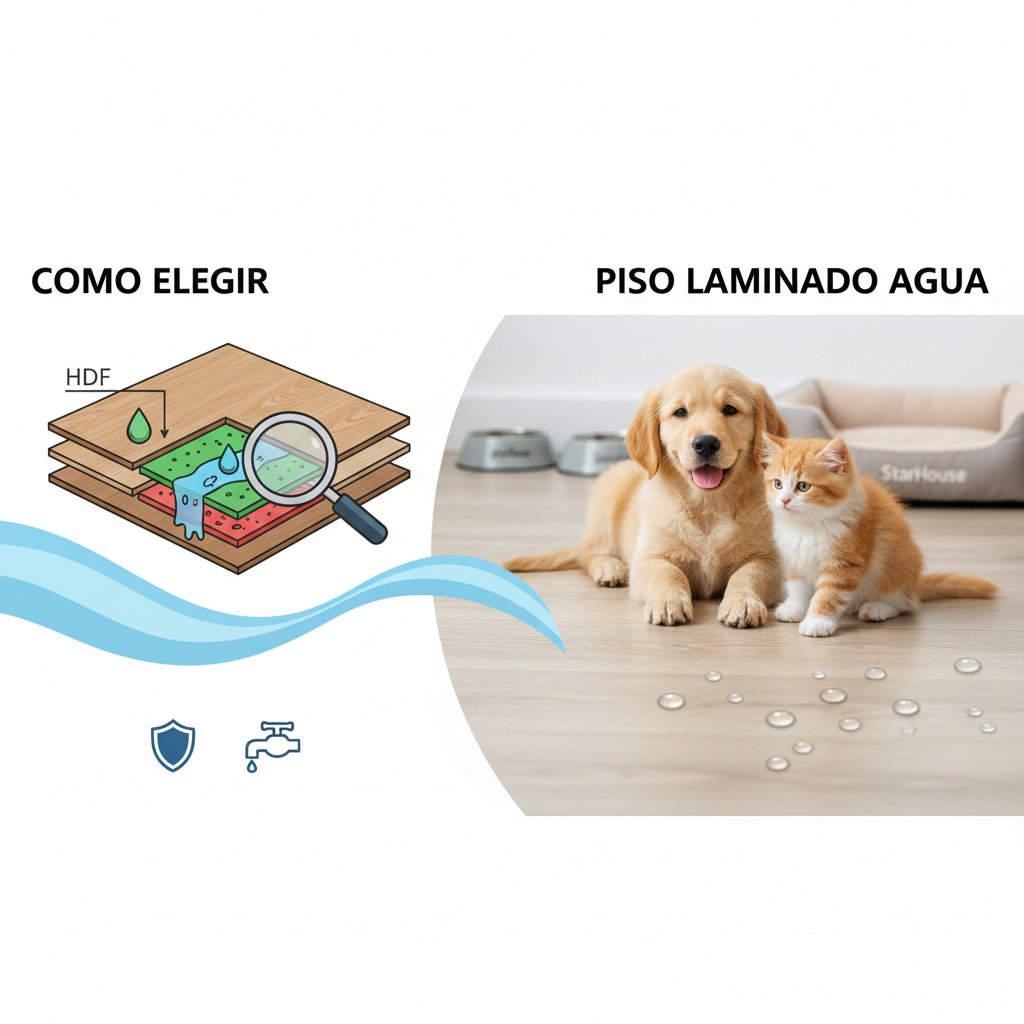 piso laminado agua cómo elegir