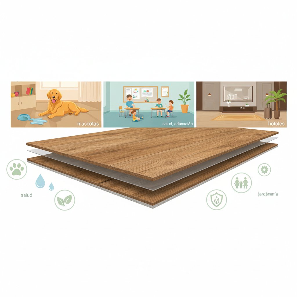piso laminado vinilico beneficios