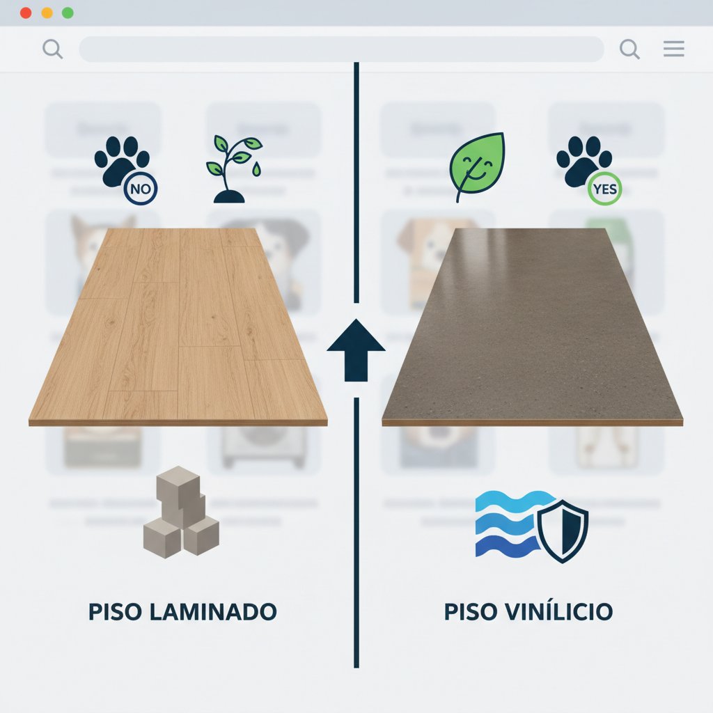 piso laminado vs vinilico beneficios