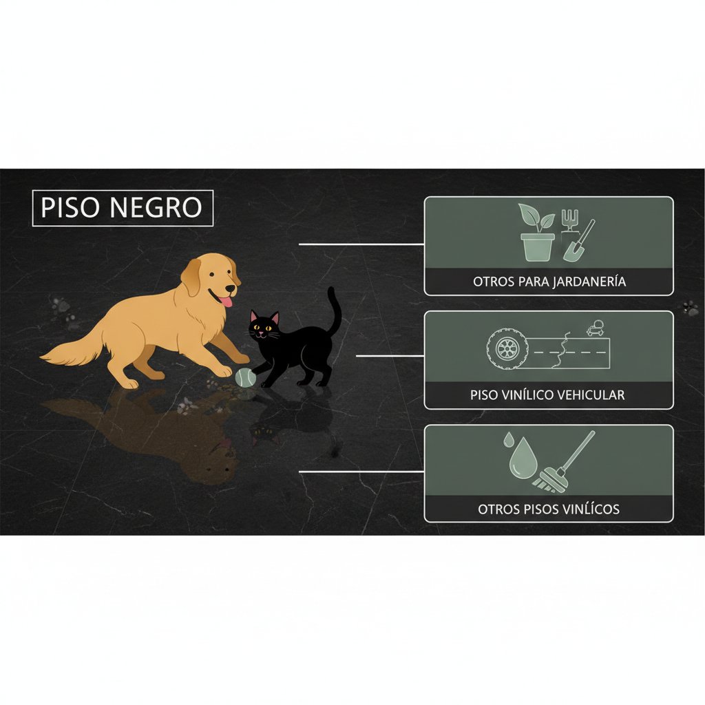 piso negro beneficios