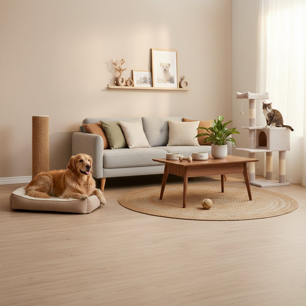 piso para sala color beige cómo elegir
