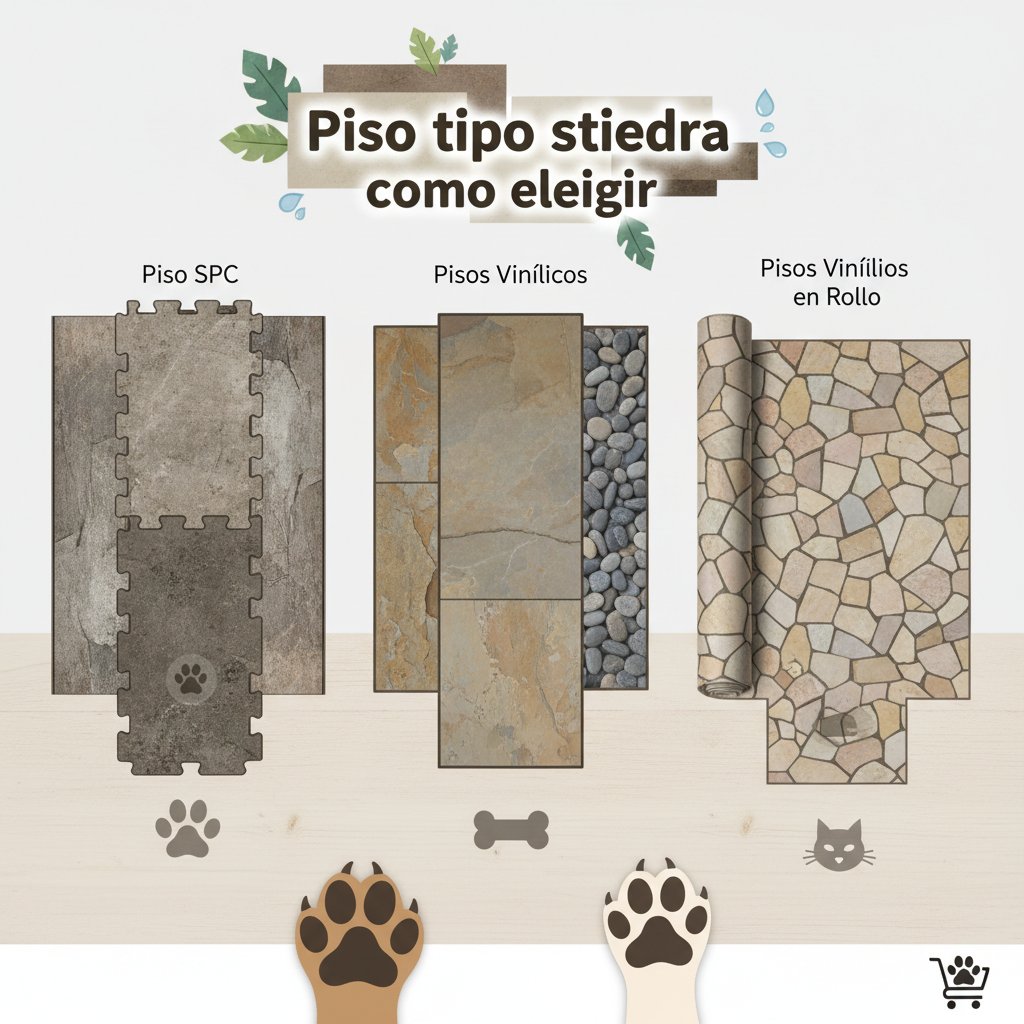 piso tipo piedra cómo elegir