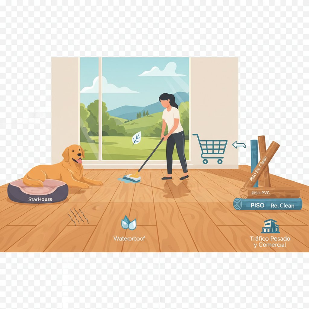 piso vinilo pvc beneficios