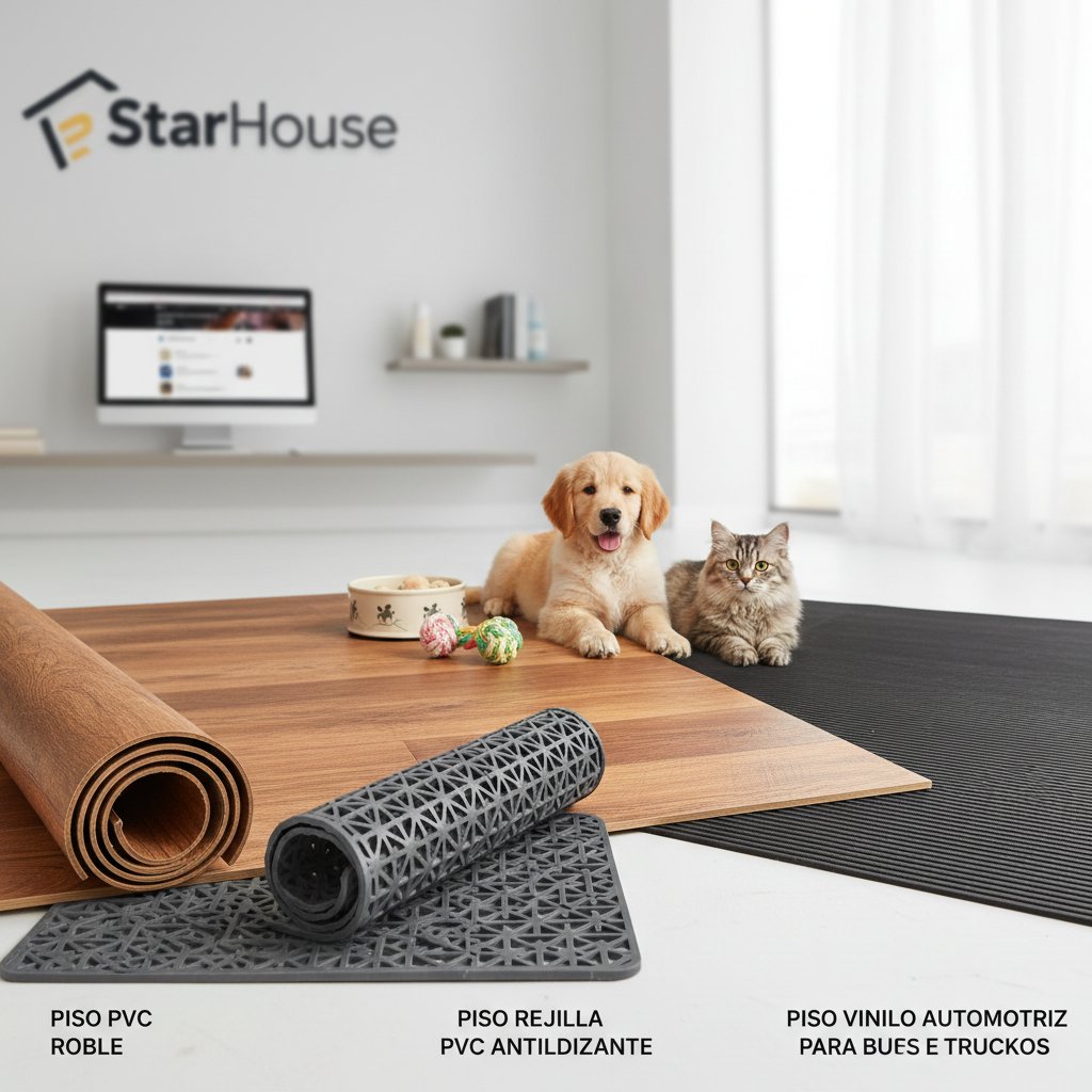piso vinilo pvc — alimento natural para mascotas en Colombia