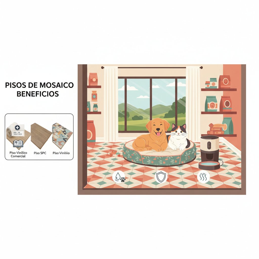 pisos de mosaico beneficios
