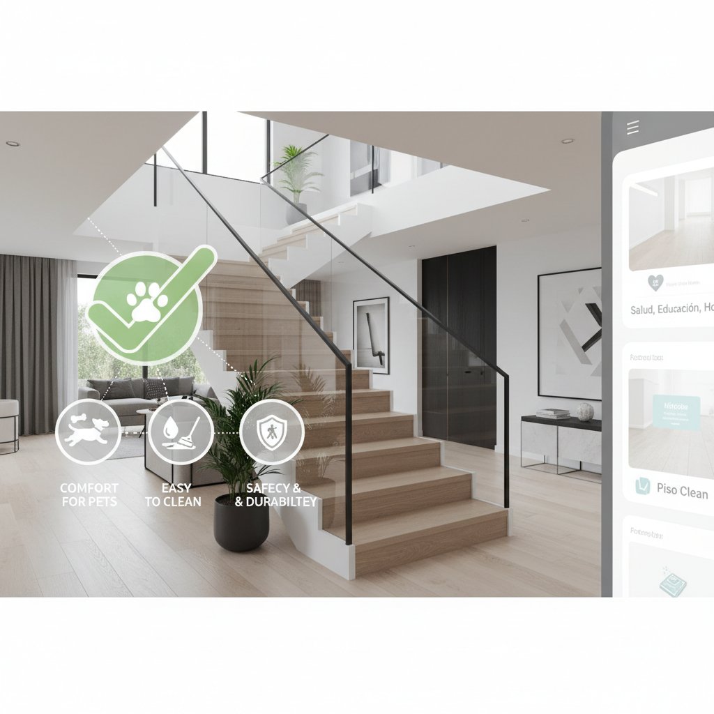 pisos para escaleras beneficios
